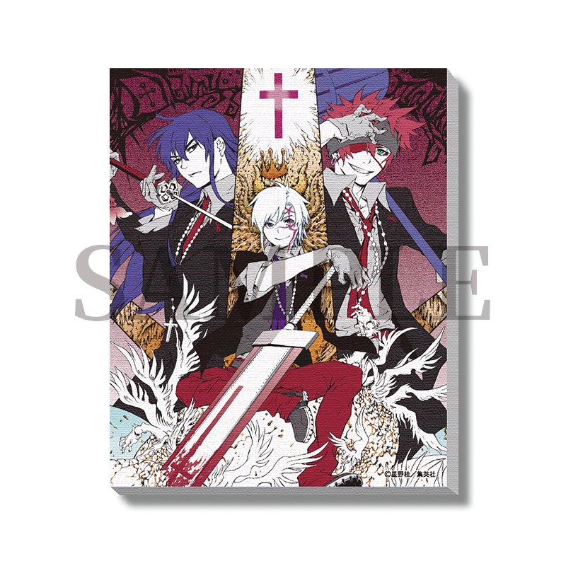 D.Gray-man 原画展 2連アクリルキーホルダー ミニ色紙Ⅱ A6クリア 